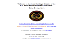 Desktop Screenshot of iowahawkeyewoa.org
